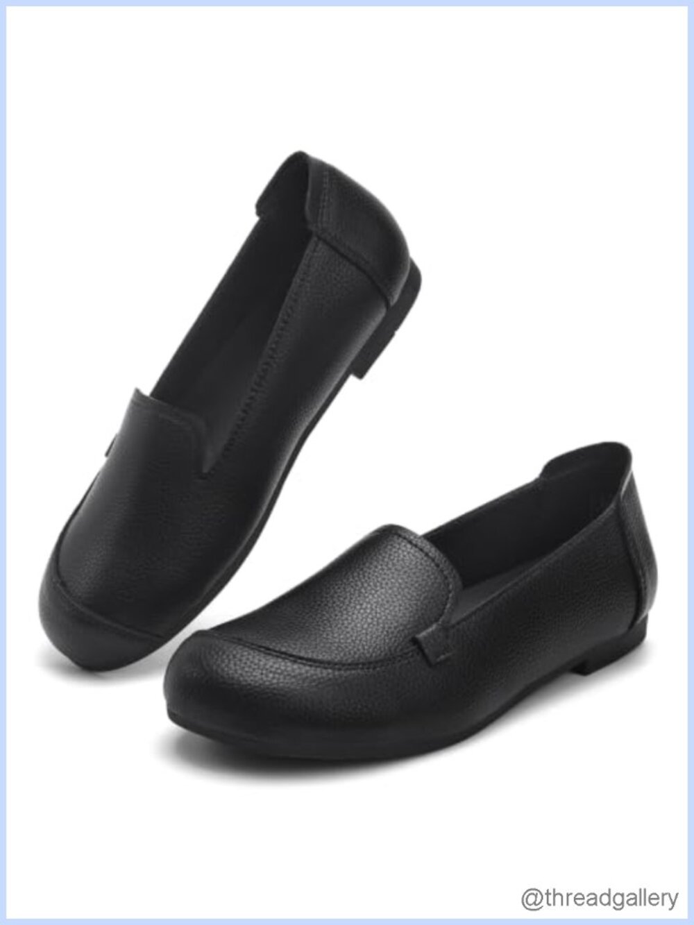 Women's Barefoot Wide Toe Loafers Slip On Flats Faux Leather Comfortable